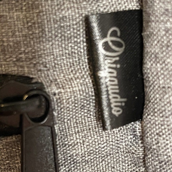 Origaudio Foldable Computer Gray Backpack Zipper Square Rectangular - Picture 5 of 9